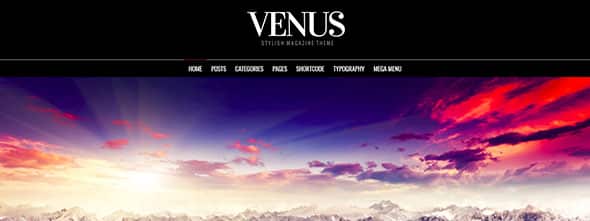 WordPress Magazine Theme _ Venus
