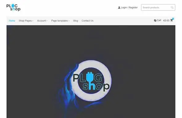 Plug Shop Free eCommerce WordPress Theme