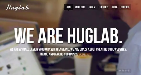 Huglab - PHP Website Template