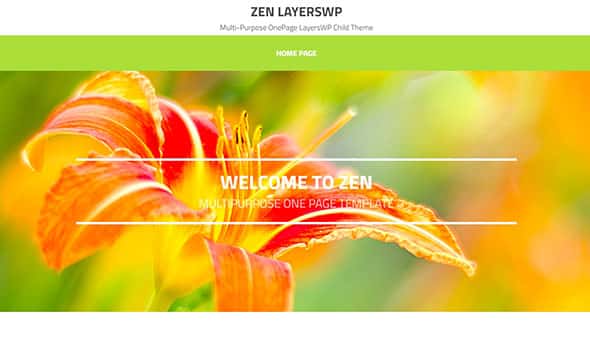 ZenLayersWP WordPress Child Theme