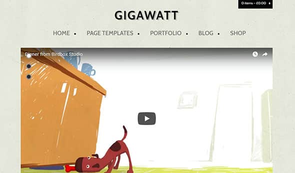 Gigawatt WordPress Child Theme