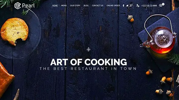 Welcome to Pearl Restaurant Website Template