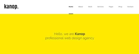 Kanop - Website Template for Blog