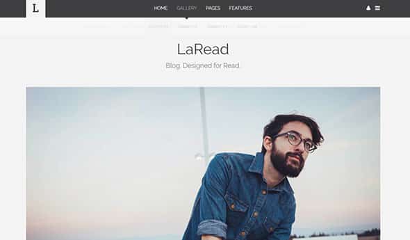 LaRead - Website Template for Blog