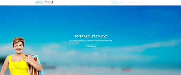 Euro Travel Open Source Website Template