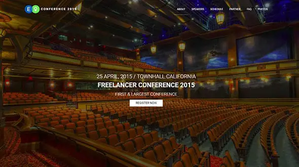 Open Source Website Template Conference Lite