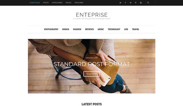 1 Enterprise - Responsive Magazine, News, Blog Theme
