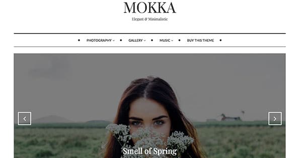 10 Mokka - Minimal & Elegant WordPress Blog