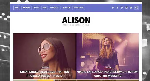 11 Alison - Responsive WordPress News Theme