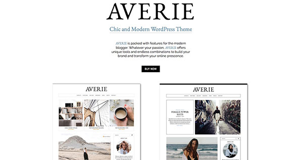 17 Averie - A Blog & Shop Theme