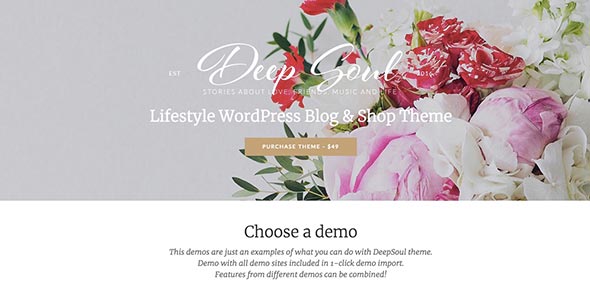 18 Deep Soul - Lifestyle WordPress Blog & Shop Theme