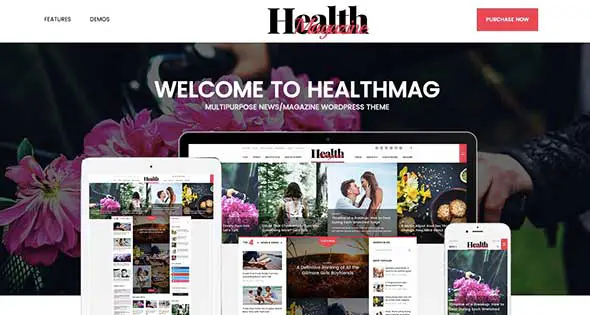 5 HealthMag - Multipurpose News:Magazine WordPress Theme