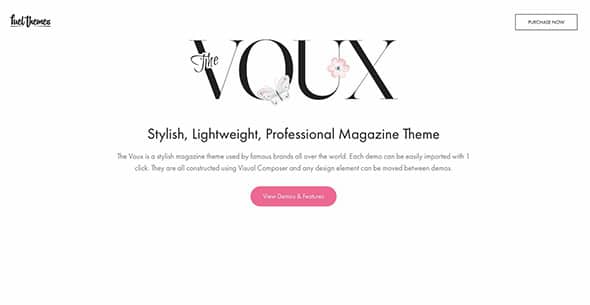 5 The Voux - A Comprehensive Magazine Theme