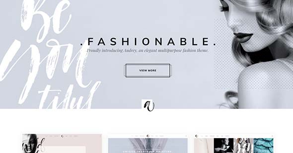 6 Audrey - A Charming Multipurpose Fashion Theme