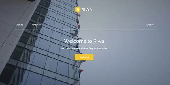 19 Riwa - One Page WordPress Theme