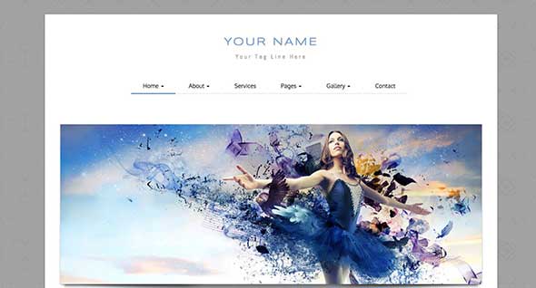 2 General Bootstrap Template 4