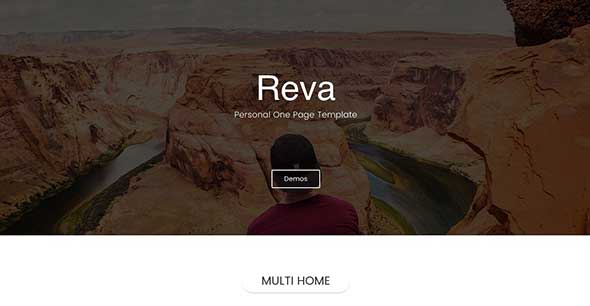 2 Reva - Personal One Page Template