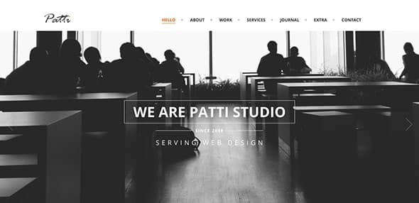 20 Patti - Parallax One Page WordPress Theme