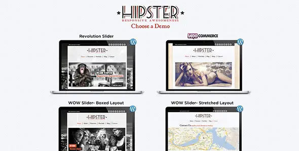 21 Hipster Vintage WordPress Theme