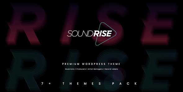4 SoundRise - Artists, Producers and Record Labels WordPress Theme