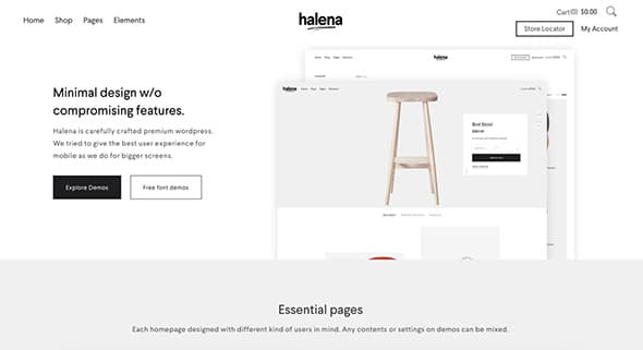 5 Halena | Minimal & Modern eCommerce WordPress Theme