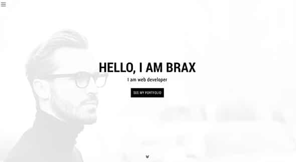 6 Brax | Responsive Personal Portfolio Template