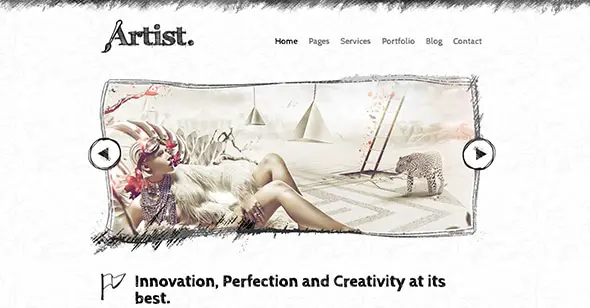7 Artist Sketch Creative Website Templates