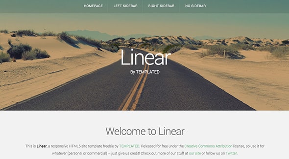 7 Linear Free Dreamweaver Template