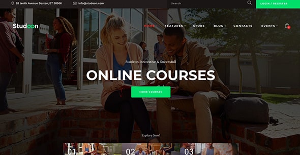 16 Studeon | Education Center & Training Courses WordPress Theme