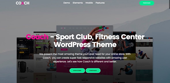 17 Coach - Sport Clubs, Fitness Centers & Courses WordPress Theme