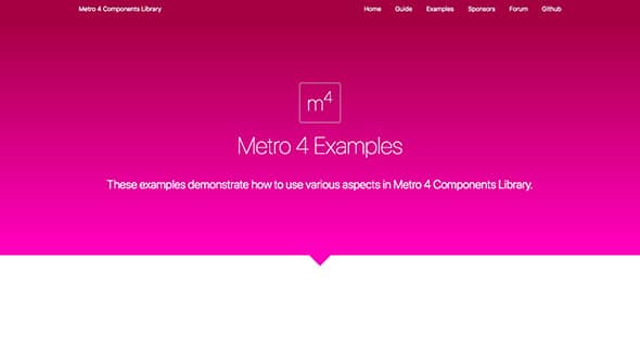 25 Metro UI CSS