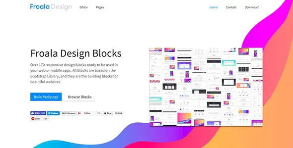 3 Design Blocks- 170+ HTML components