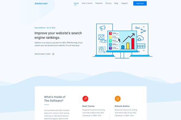 4 Spring - Software, App, Saas & Product Showcase Landing Page