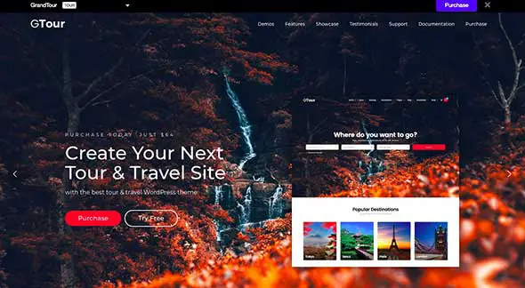 5 Grand Tour Travel WordPress Themes for Bloggers 