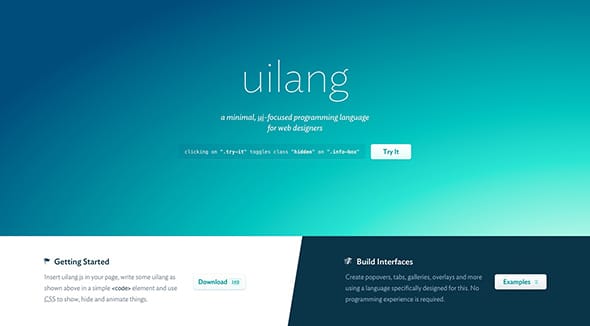 6 uilang – Build UI components