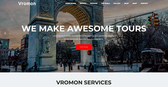 8 Vromon Travel WordPress Themes for Bloggers 