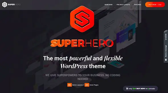 14 Superhero — Creative Multi-Purpose WordPress Theme
