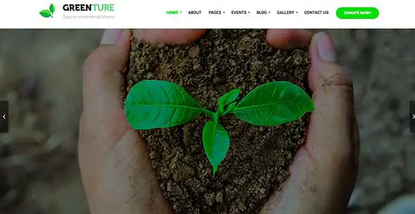 Greenture - Environment Non-Profit WordPress Theme