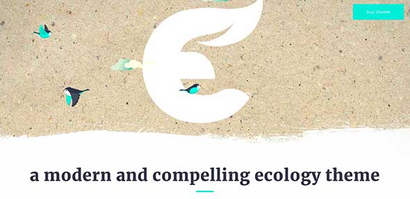 Ecologist - Modern Environmental, Non-profit & Recycling Theme