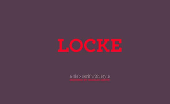 17 Locke Slab Serif Fonts