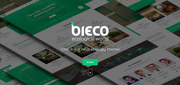 19 Bieco - Environment & Ecology WordPress Theme