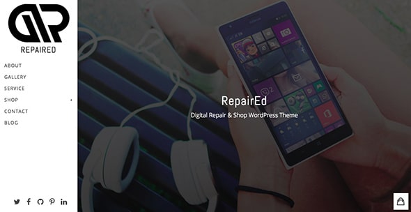 19 RepairEd — Digital Repair & Shop WordPress Theme