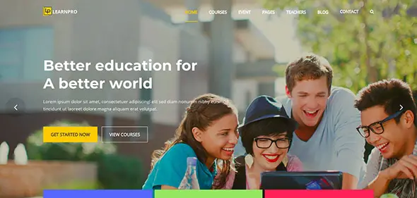 3 LearnPro - Education WordPress Theme