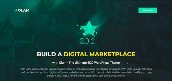 4 Olam - WordPress Easy Digital Downloads Theme, Digital Marketplace, Bookings