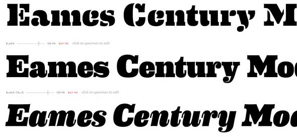 8 Eames Century Modern Serif Fonts