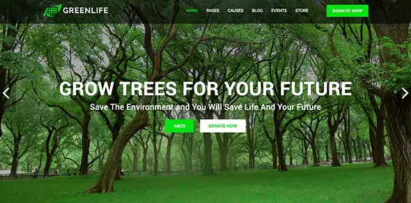 9 Greenlife - Nature & Environmental WP Theme