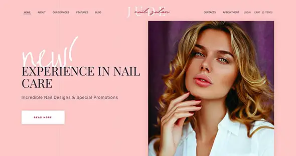 11 Jude | Nail Bar & Beauty Salon WordPress Theme