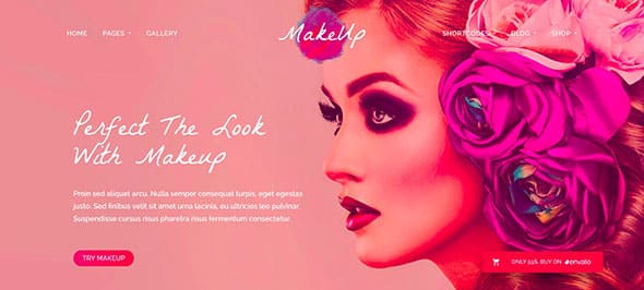 21 MakeUp | Makeup & Beauty WordPress Theme