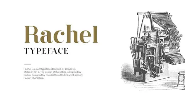23 Rachel Free Classic Font