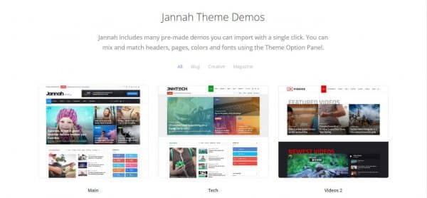 WordPress AMP Themes - Janah